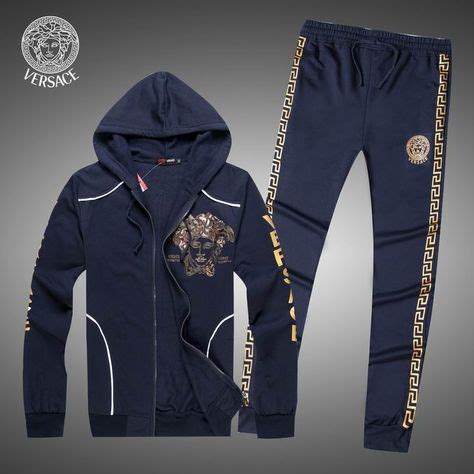 sweater versace hombre|men's versace jogging suit.